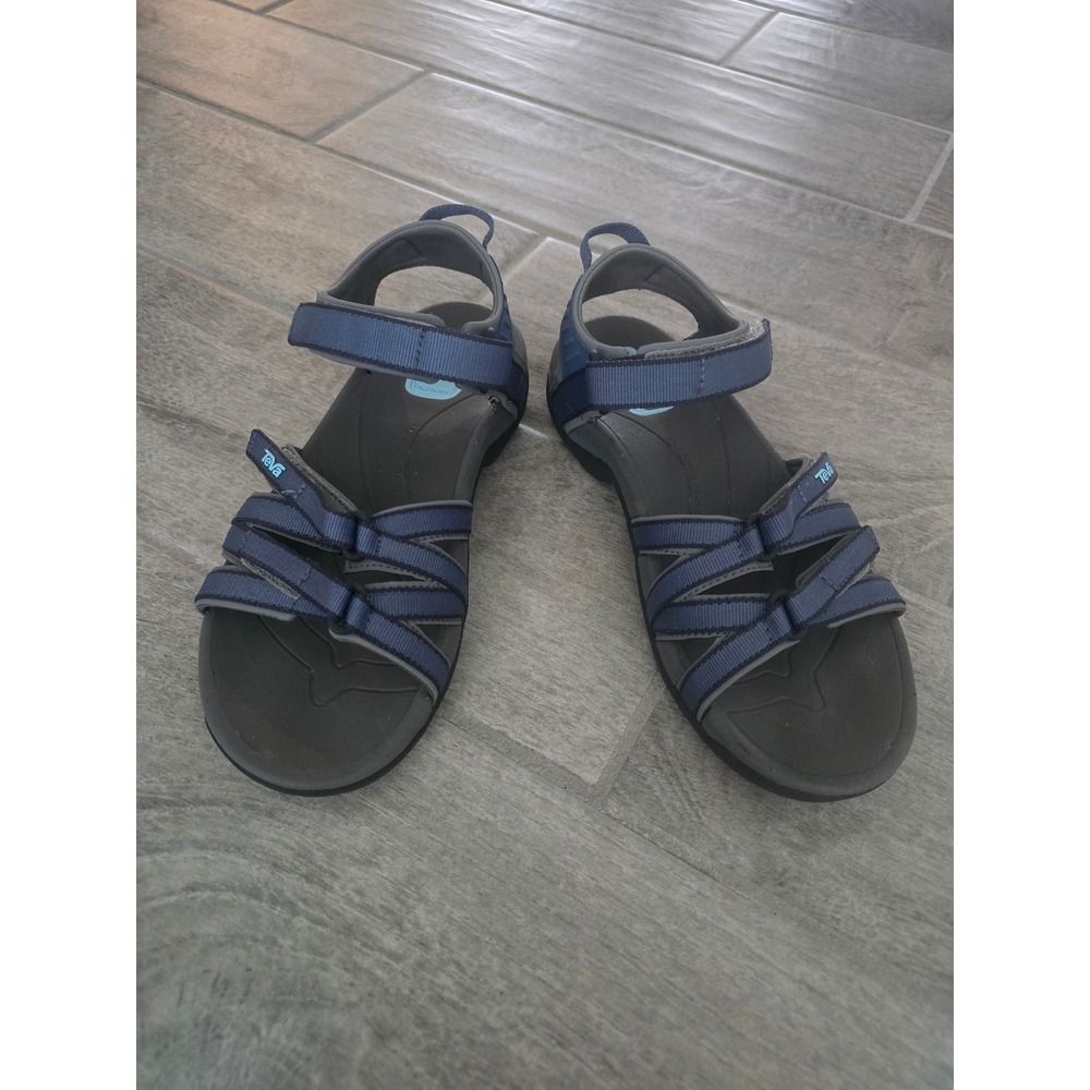 Teva Tirra Womens Sandals Blue Sport Hiking Water Shoes Size 8 Outdoor